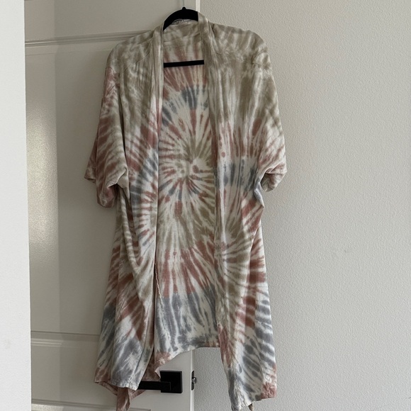 Tie-Dye Kimono Cardigan - Picture 1 of 7